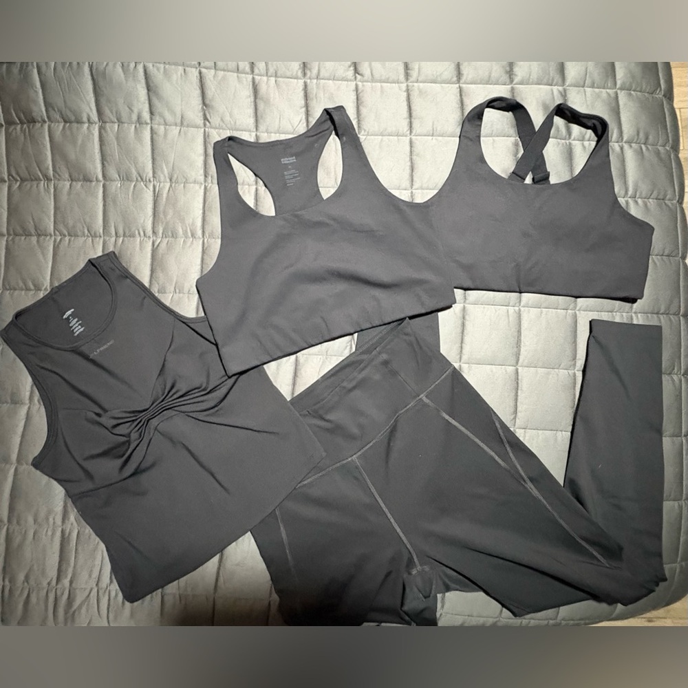 girlfriend collective variety pack in black
